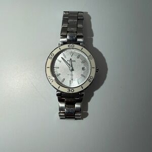 Fossil Wristwatch Women Silver Stainless Steel ES1006 Date Dial